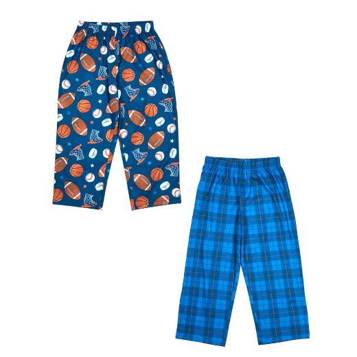 Picture of Bioworld Sports & Plaid Youth Lounge Pants Set
