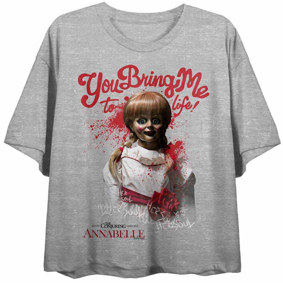 Picture of The Conjuring You Bring me to Life Crop Tee