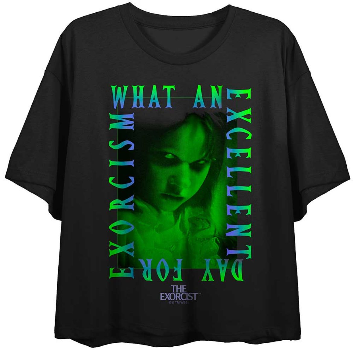 Picture of The Exorcist What an Excellent Day for Exorcism Crop Tee