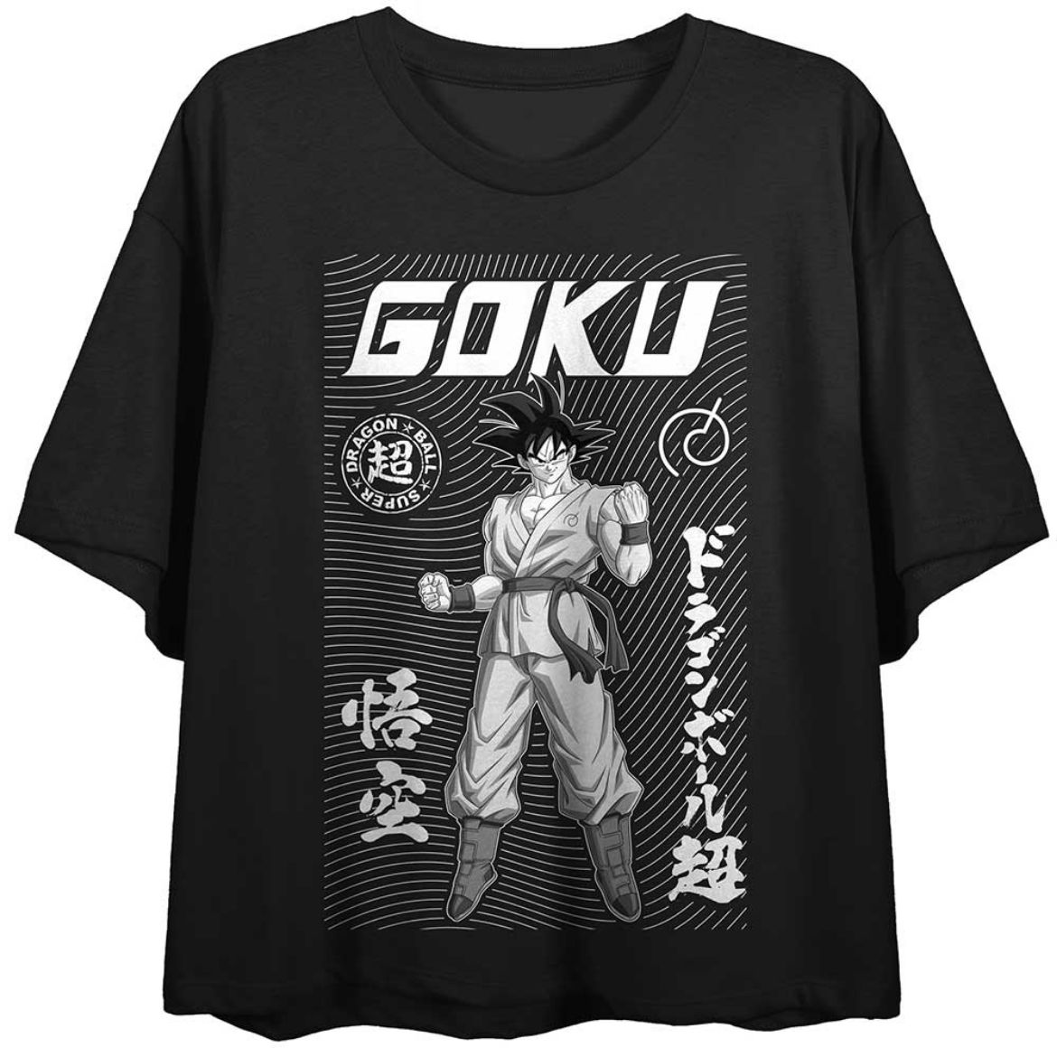 Picture of Dragon Ball Super Goku Kanji Crop Tee