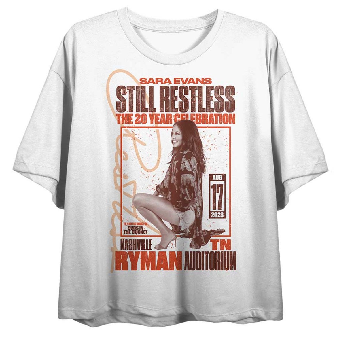 Picture of Sara Evens Still Restless Crop Tee