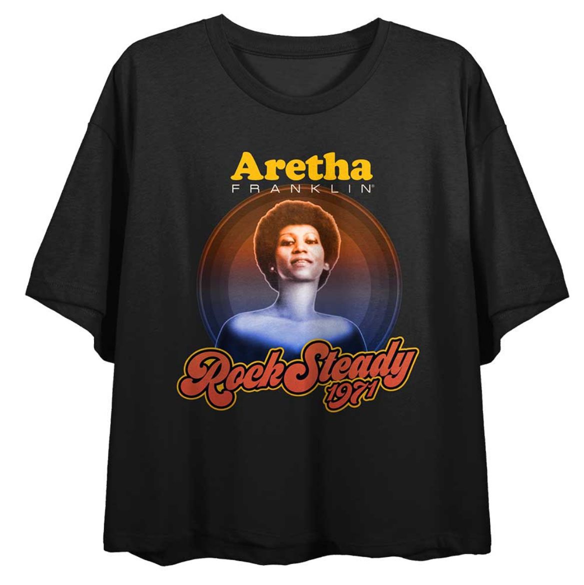 Picture of Aretha Franklin Rock Steady Crop Tee