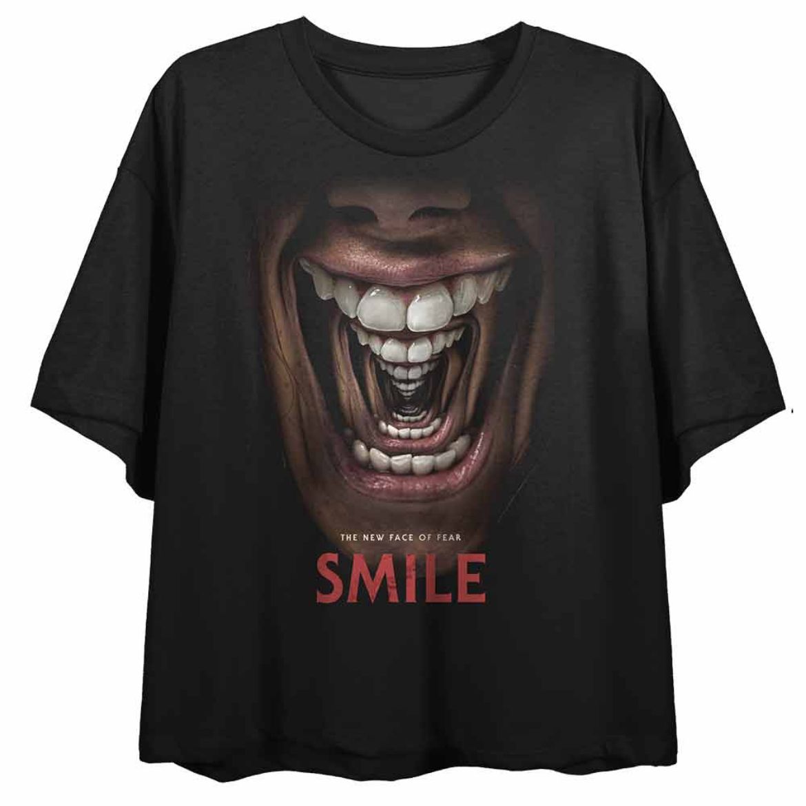 Picture of Smile The New Face of Fear Crop Tee