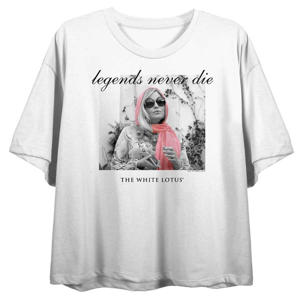 Picture of The White Lotus Screenshot Crop Tee