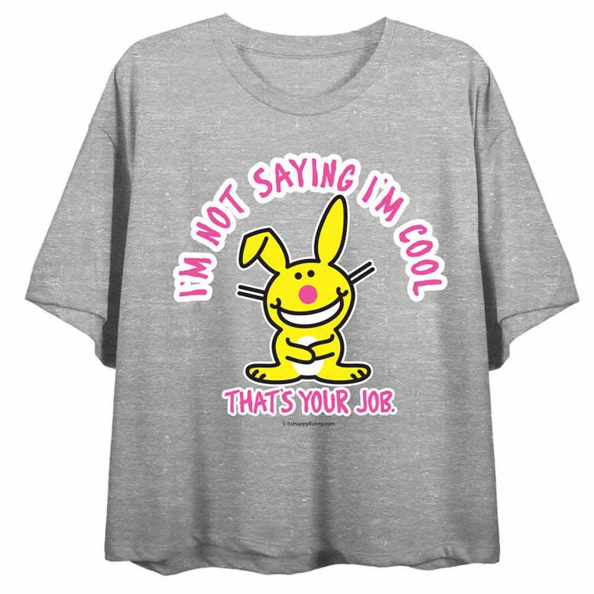Picture of It's Happy Bunny Cool Bunny Crop Tee