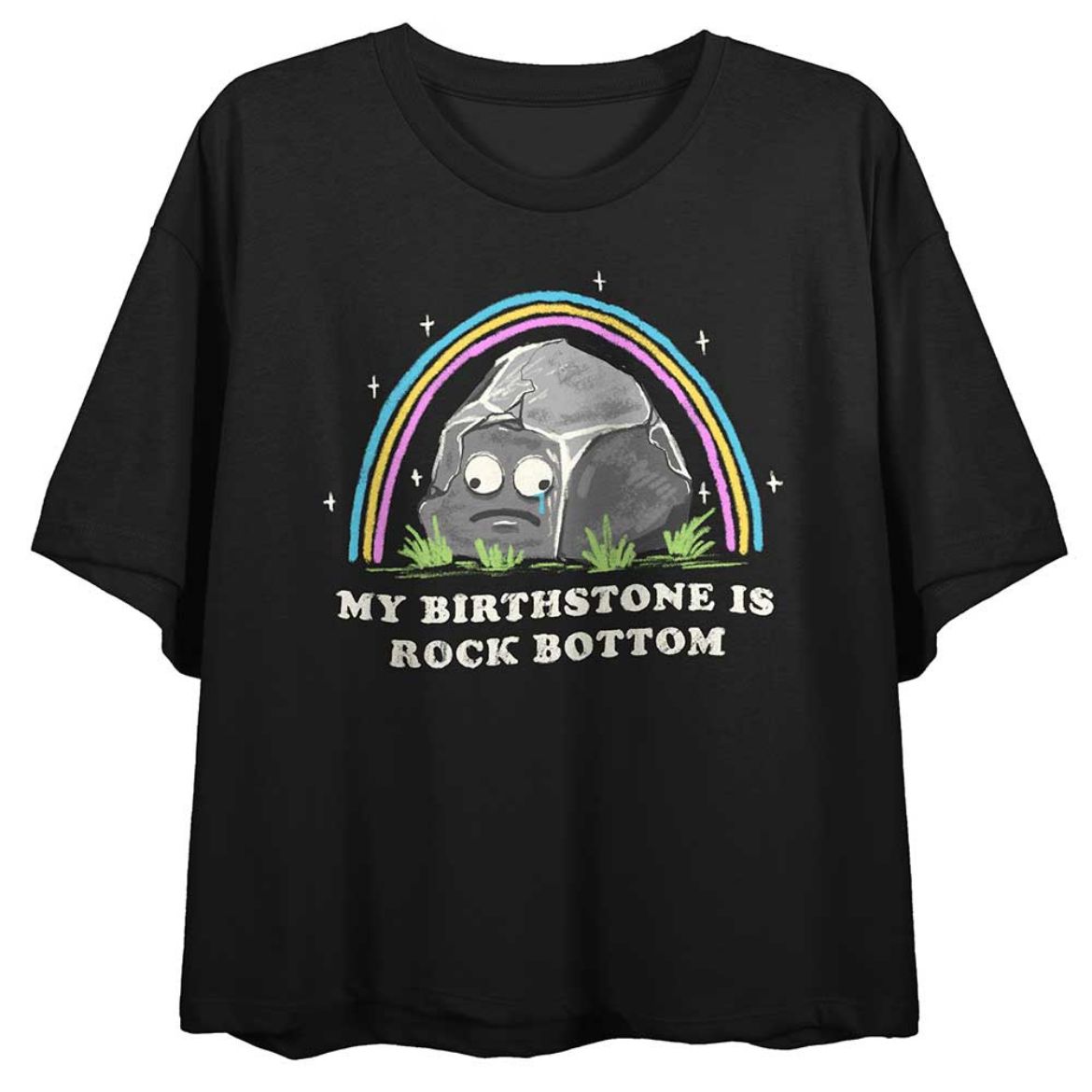 Picture of Bioworld My Birthstone Is Rock Bottom Crop Tee