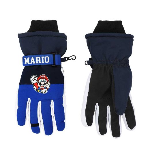 Picture of Super Mario Youth Beanie & Ski Gloves Combo