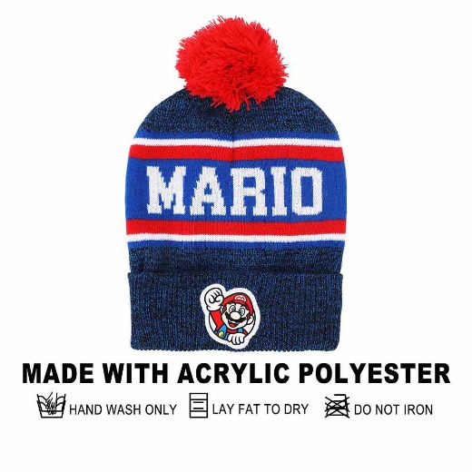 Picture of Super Mario Youth Beanie & Ski Gloves Combo