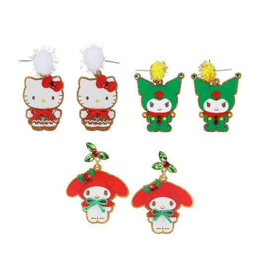 Picture of Hello Kitty & Friends Holiday 3 Pack Earring Set