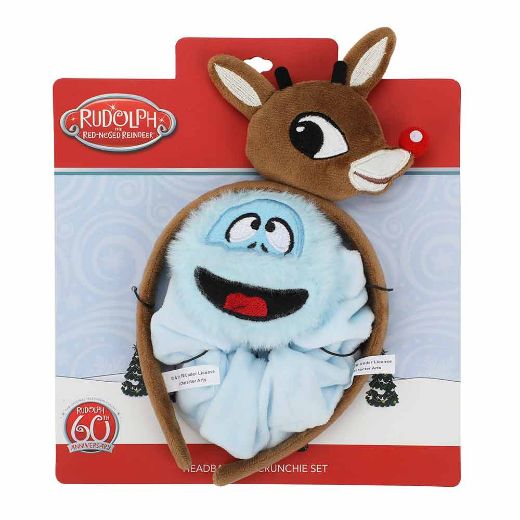 Picture of Rudolph & Bumble Cosplay Headband & Scrunchie Set