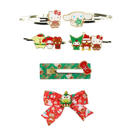 Picture of Hello Kitty & Friends Holiday 6 pc. Clip & Bow Set