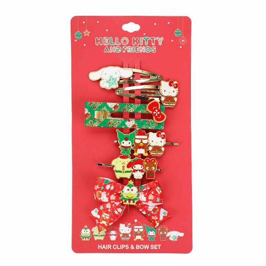Picture of Hello Kitty & Friends Holiday 6 pc. Clip & Bow Set