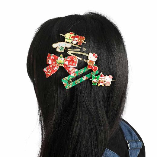 Picture of Hello Kitty & Friends Holiday 6 pc. Clip & Bow Set