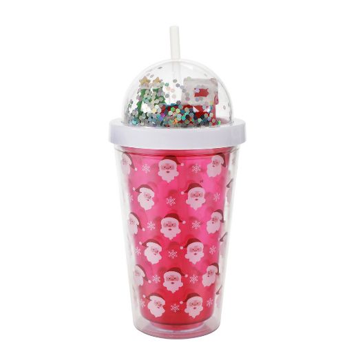 Picture of Bioworld Snow Globe 16 oz. Plastic Tumbler