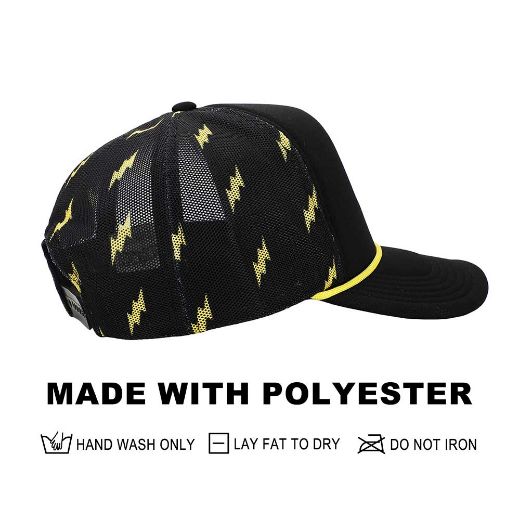 Picture of Pokemon Pikachu Printed Mesh Rope Trucker