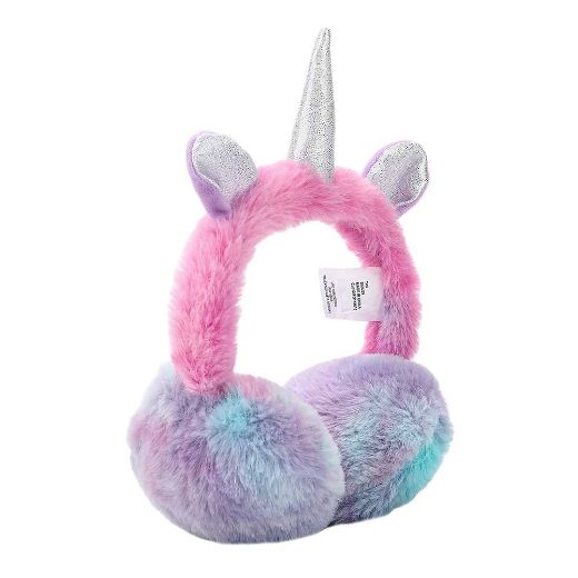 Picture of Bioworld Ombre Unicorn 3D Youth Earmuff & Gloves Combo