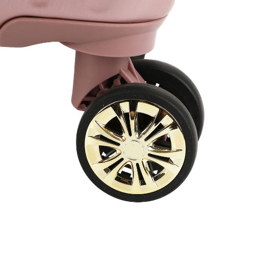 Picture of Disney Mickey Mouse Rose Gold 20 in. Rolling Luggage