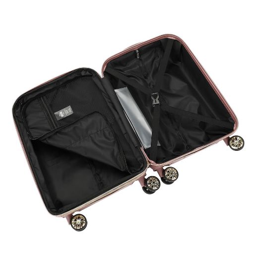 Picture of Disney Mickey Mouse Rose Gold 20 in. Rolling Luggage