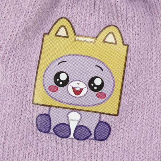 Picture of LankyBox Baby Foxy 3D Youth Beanie & Mittens Combo