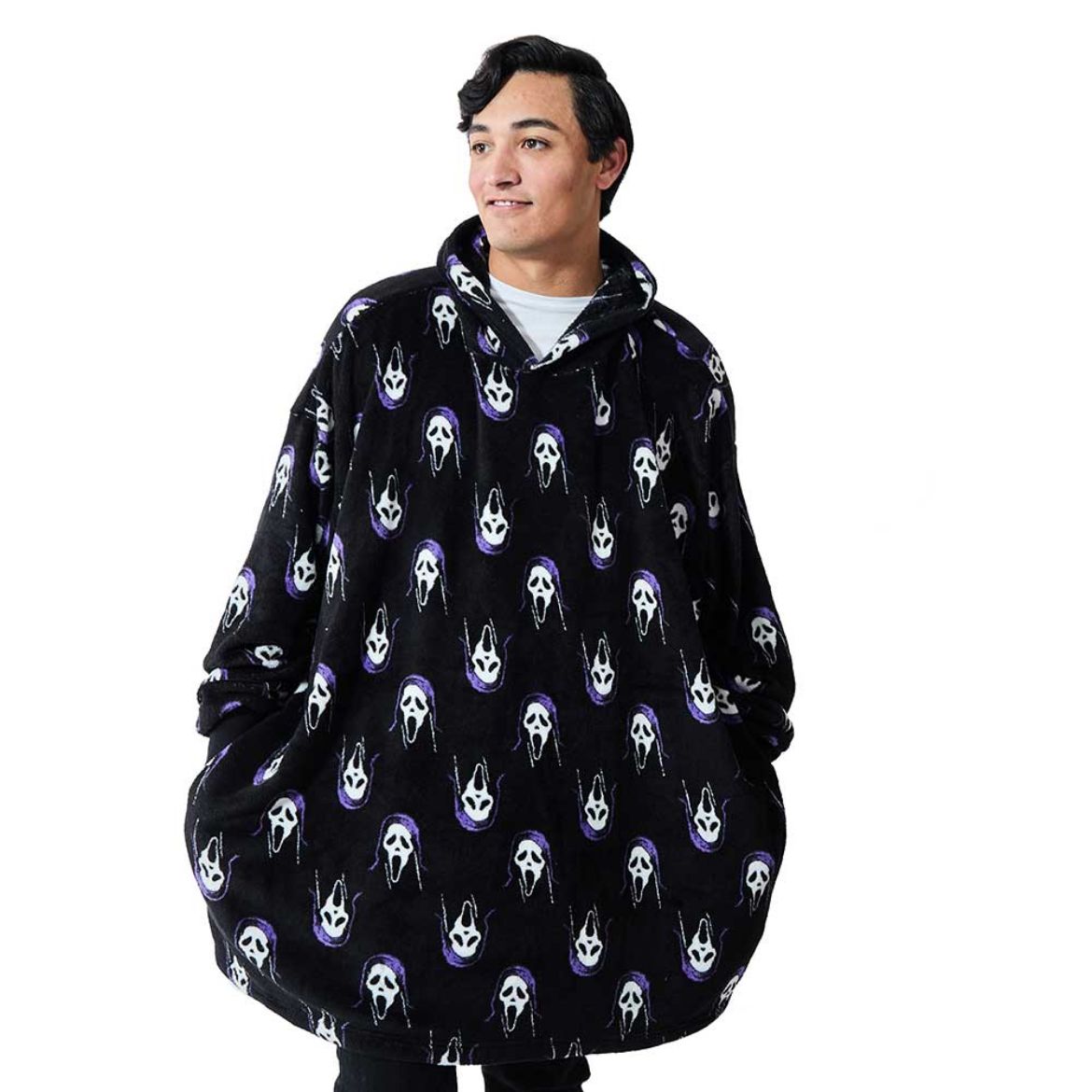 Picture of Ghost Face Hoodie Blanket
