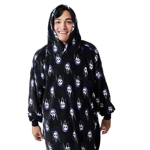 Picture of Ghost Face Hoodie Blanket