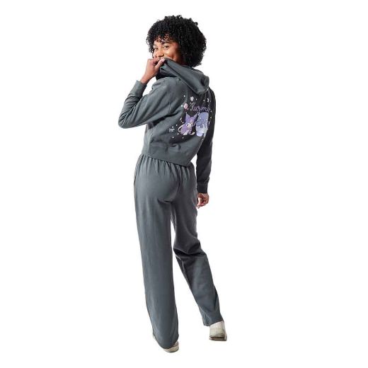 Picture of Kuromi Hearts & Bows Juniors’s Crop Hoodie & Sweatpant Lounge Set
