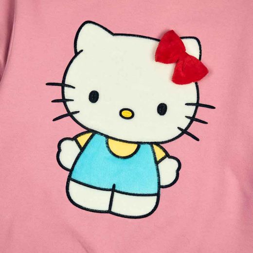 Picture of Hello Kitty Embroidered Logo Juniors Sweatshirt