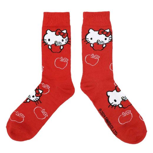 Picture of Hello Kitty & Friends Mixed Character 4 Pair Crew Socks