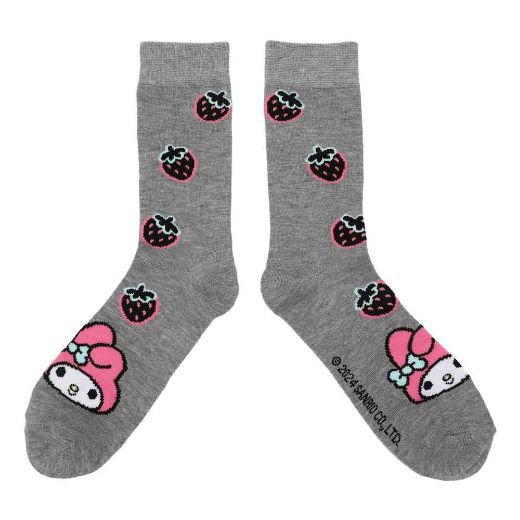 Picture of Hello Kitty & Friends Mixed Character 4 Pair Crew Socks