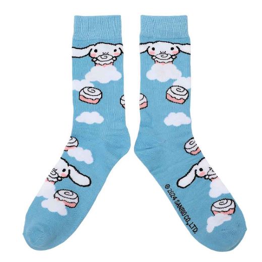 Picture of Hello Kitty & Friends Mixed Character 4 Pair Crew Socks