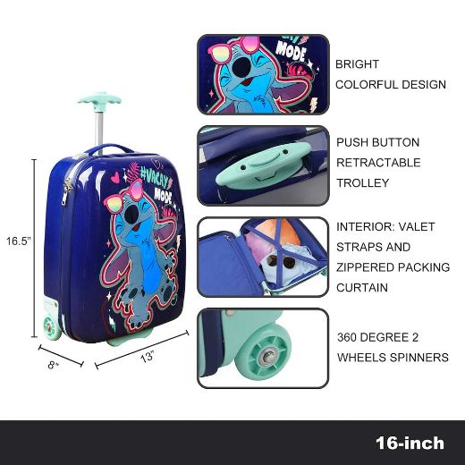 Picture of Disney Stitch 16.5 in. Rolling Luggage