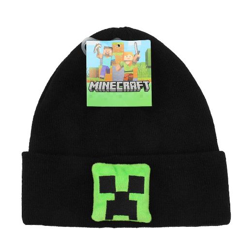Picture of Minecraft Plush 3D Cuff Youth Beanie