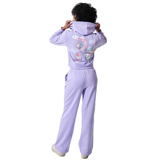 Picture of Hello Kitty & Friends Juniors’s Crop Hoodie & Sweatpant Lounge Set