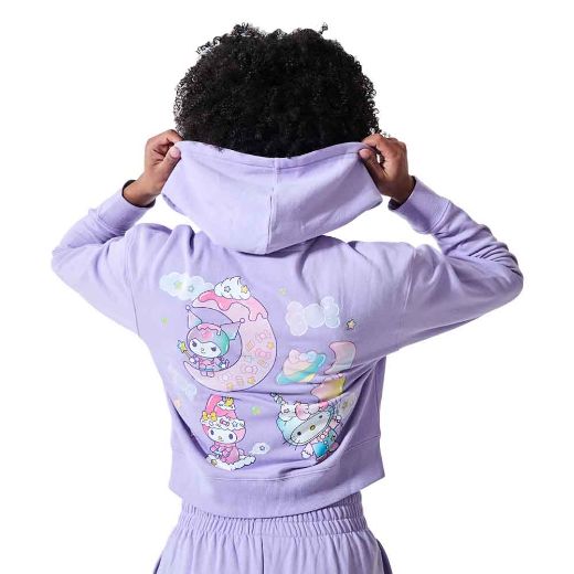 Picture of Hello Kitty & Friends Juniors’s Crop Hoodie & Sweatpant Lounge Set