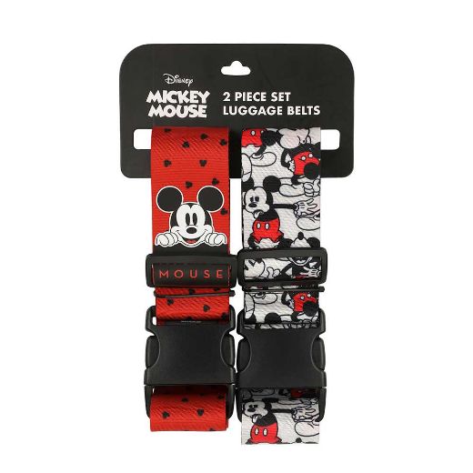 Picture of Disney Mickey Mouse 2 pc Luggage Straps