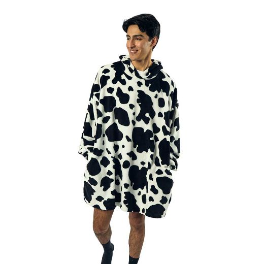Picture of Bioworld Cow Hoodie Blanket