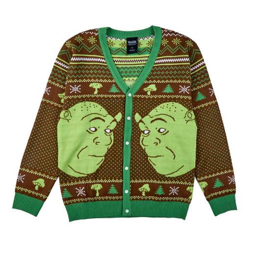 Picture of Dreamworks Shrek Adult Holiday Cardigan