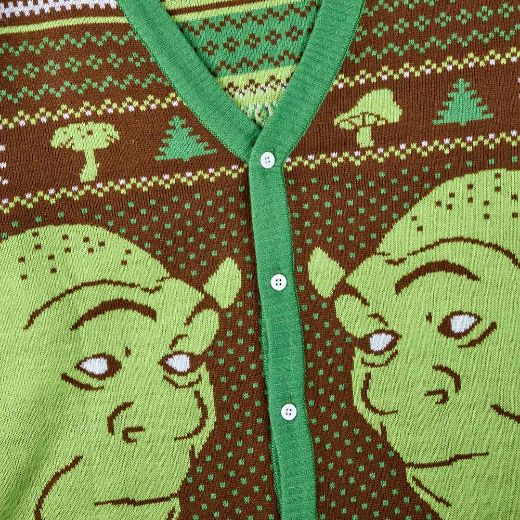 Picture of Dreamworks Shrek Adult Holiday Cardigan