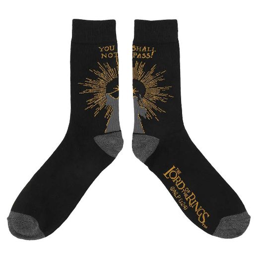 Picture of Lord of the Rings Adult 5 Pair Crew Socks