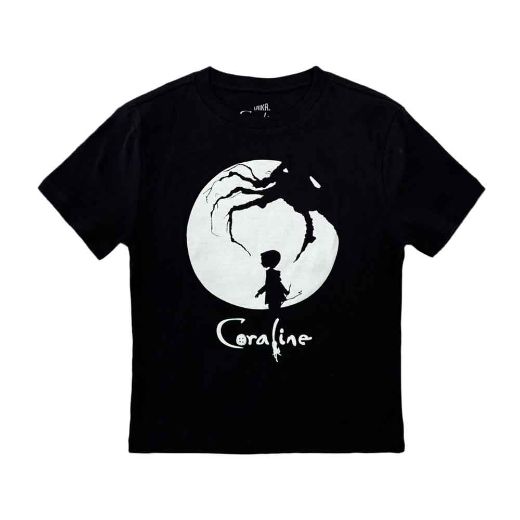 Picture of Coraline Silhouette Juniors Cropped Baby Tee
