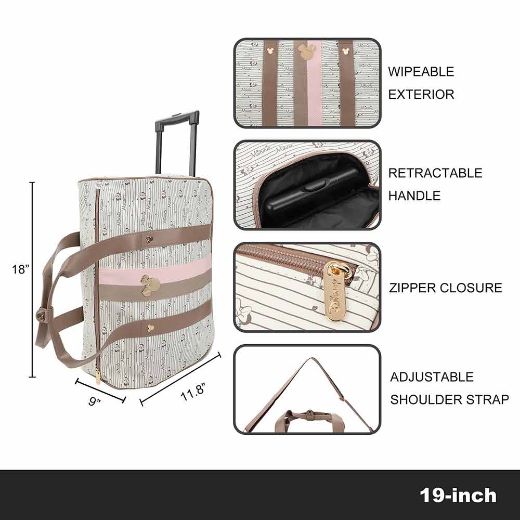 Picture of Disney Minnie Mouse Rolling Duffle Travel Bag