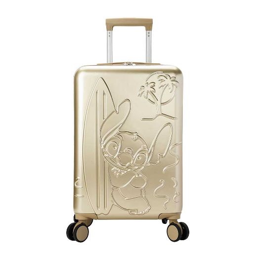 Picture of Disney Stitch Gold Embossed 20 in. Rolling Luggage