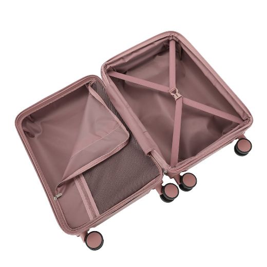 Picture of Disney Stitch Rose Embossed 20 in. Rolling Luggage