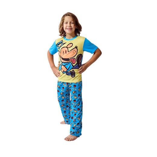 Picture of Dog Man Pose Youth Loungewear Set