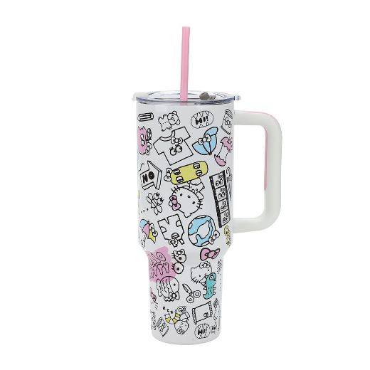 Picture of Hello Kitty Bag & 40 oz. Stainless Steel Tumbler Set