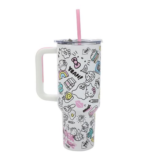 Picture of Hello Kitty Bag & 40 oz. Stainless Steel Tumbler Set