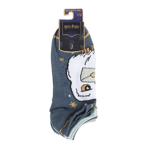 Picture of Harry Potter Hedwig Women's 5 Pair Ankle Socks