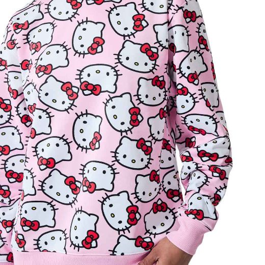 Picture of Hello Kitty Logo Toss AOP Juniors Sweatshirt