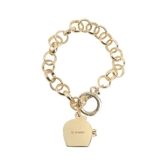 Picture of Hello Kitty Apple House Gold Chain Bracelet