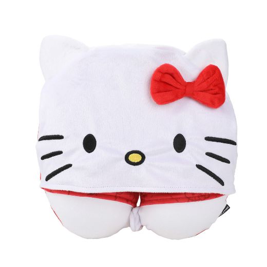 Picture of Hello Kitty Hooded Neck Pillow & Luggage Tag Set